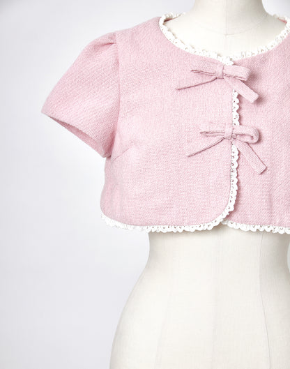 <April Delivery> mellfy memory Dear classy Girl tweed Bolero