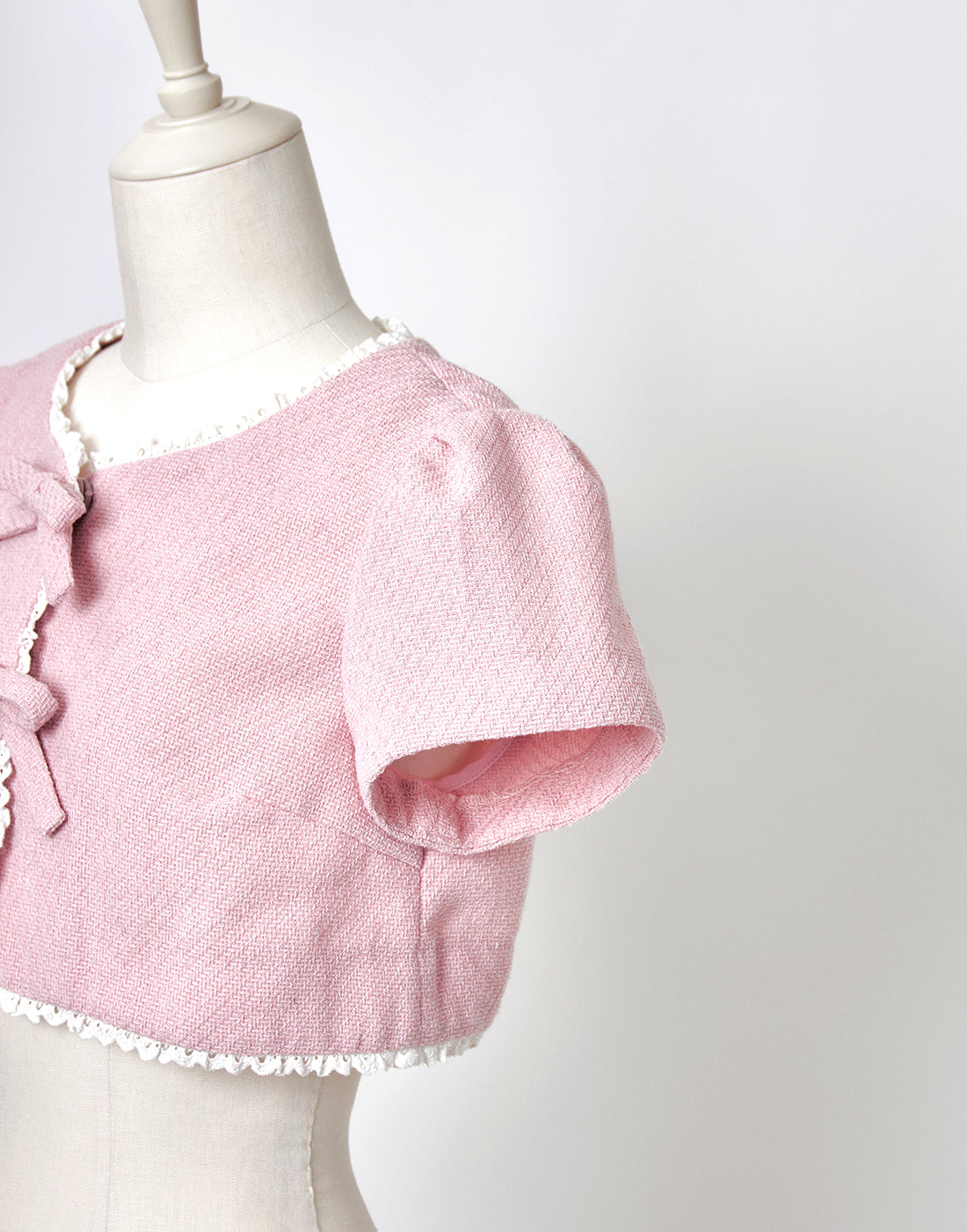 <April Delivery> mellfy memory Dear classy Girl tweed Bolero