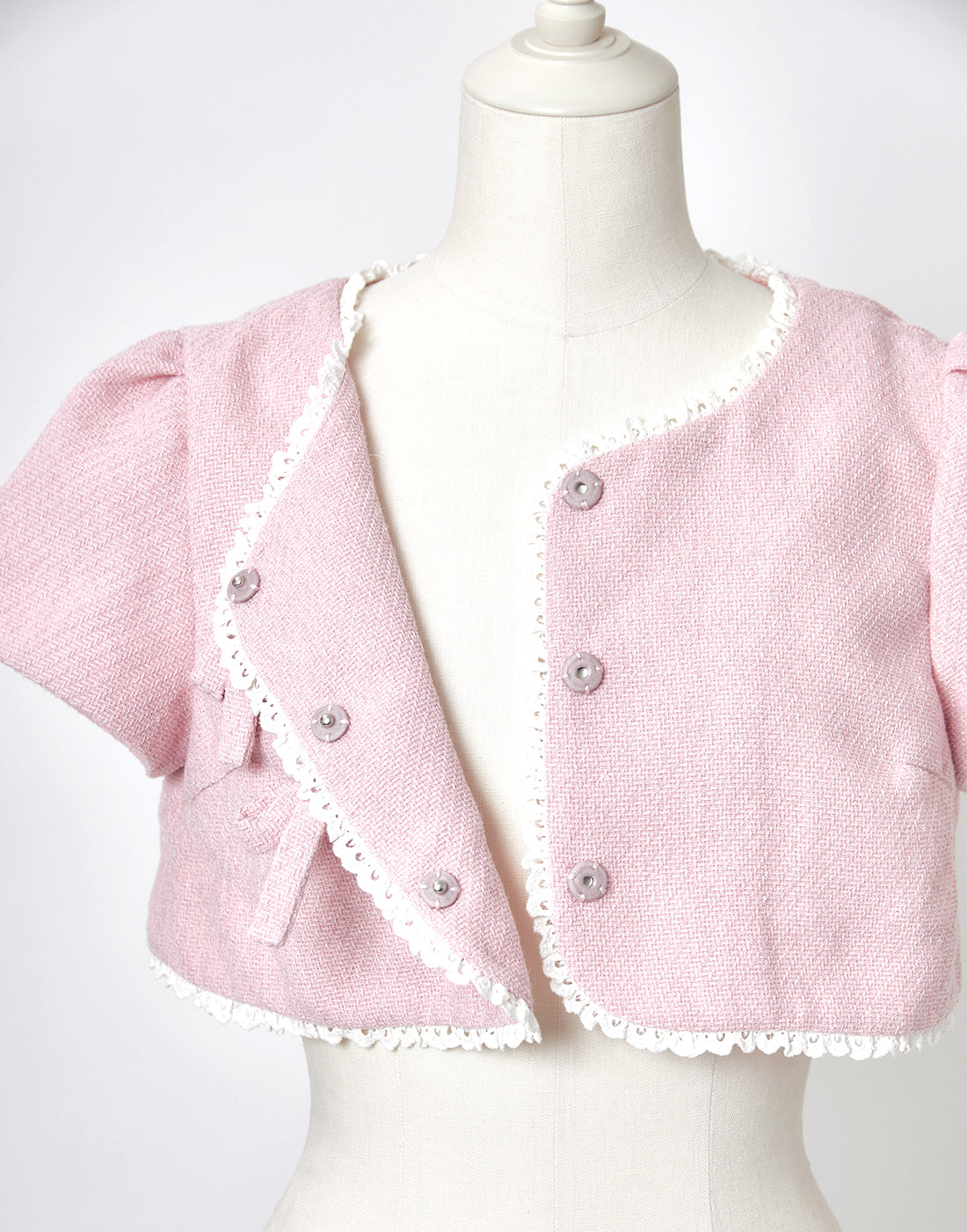 <April Delivery> mellfy memory Dear classy Girl tweed Bolero