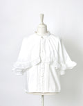 mellfy memory Angel's play sheer cape Blouse