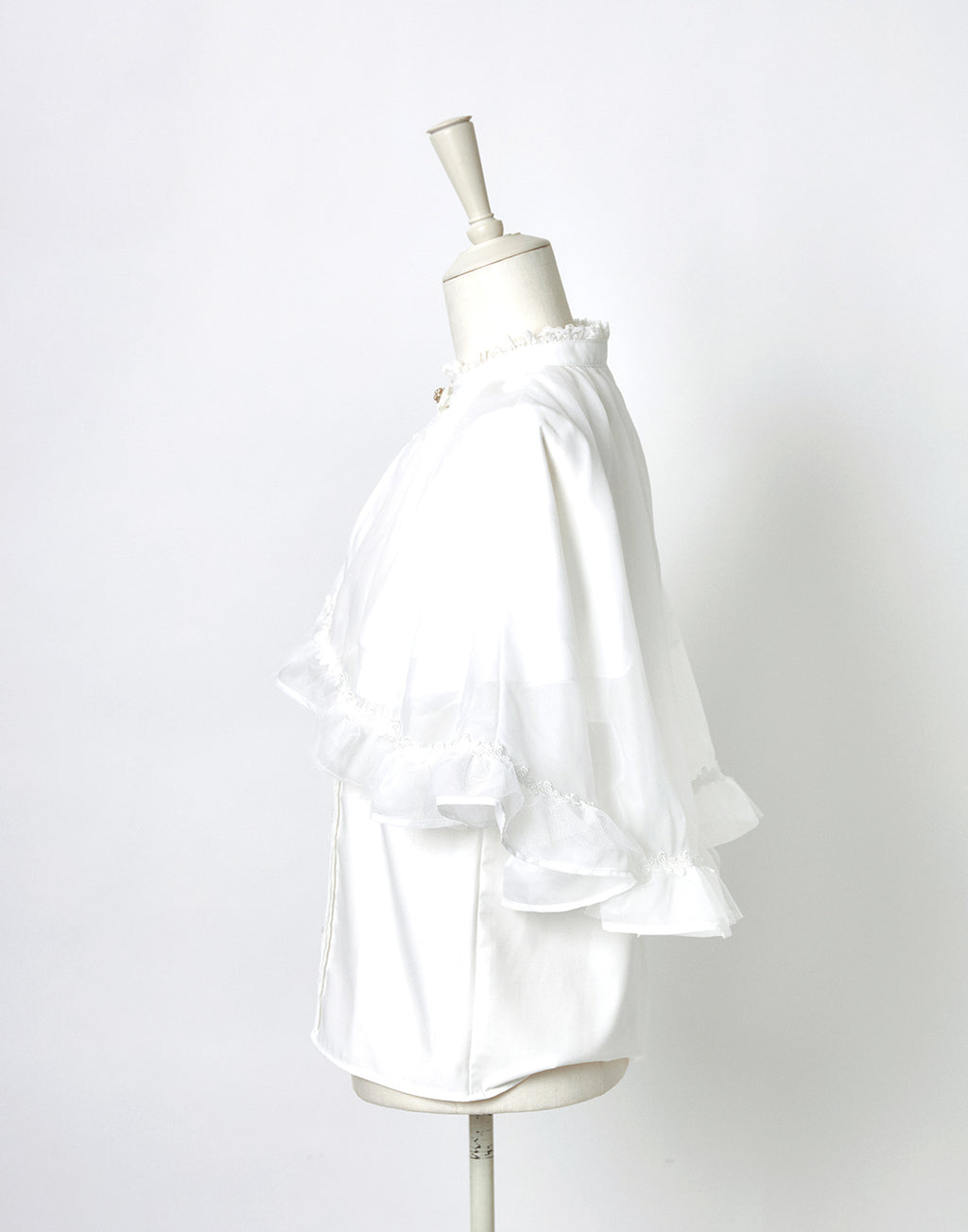 mellfy memory Angel's play sheer cape Blouse