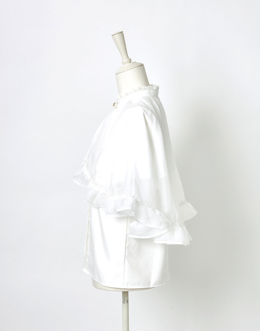 mellfy memory Angel's play sheer cape Blouse