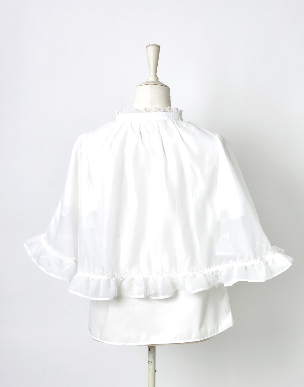 mellfy memory Angel's play sheer cape Blouse