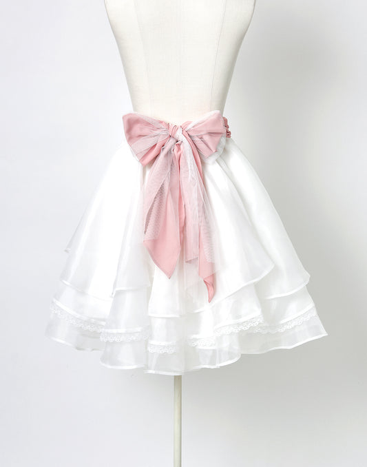 <April Delivery> mellfy memory Fairy dress up sheer Skirt