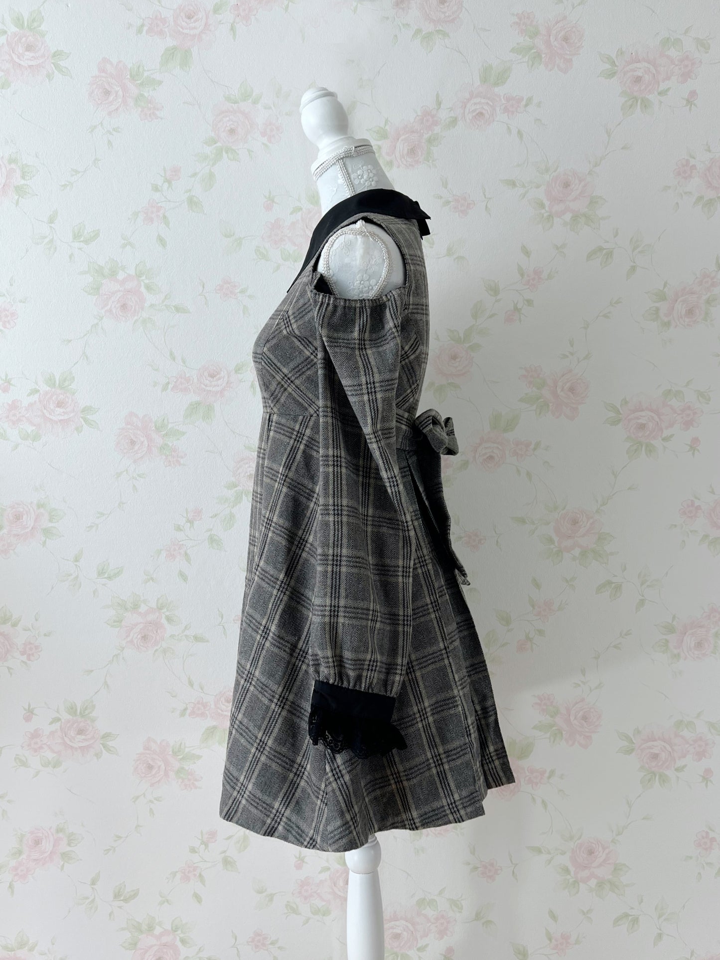EATME Wool Mix Checked Dress