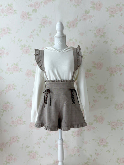 Aqua Girl Sailor Collar Cotton Top (White)