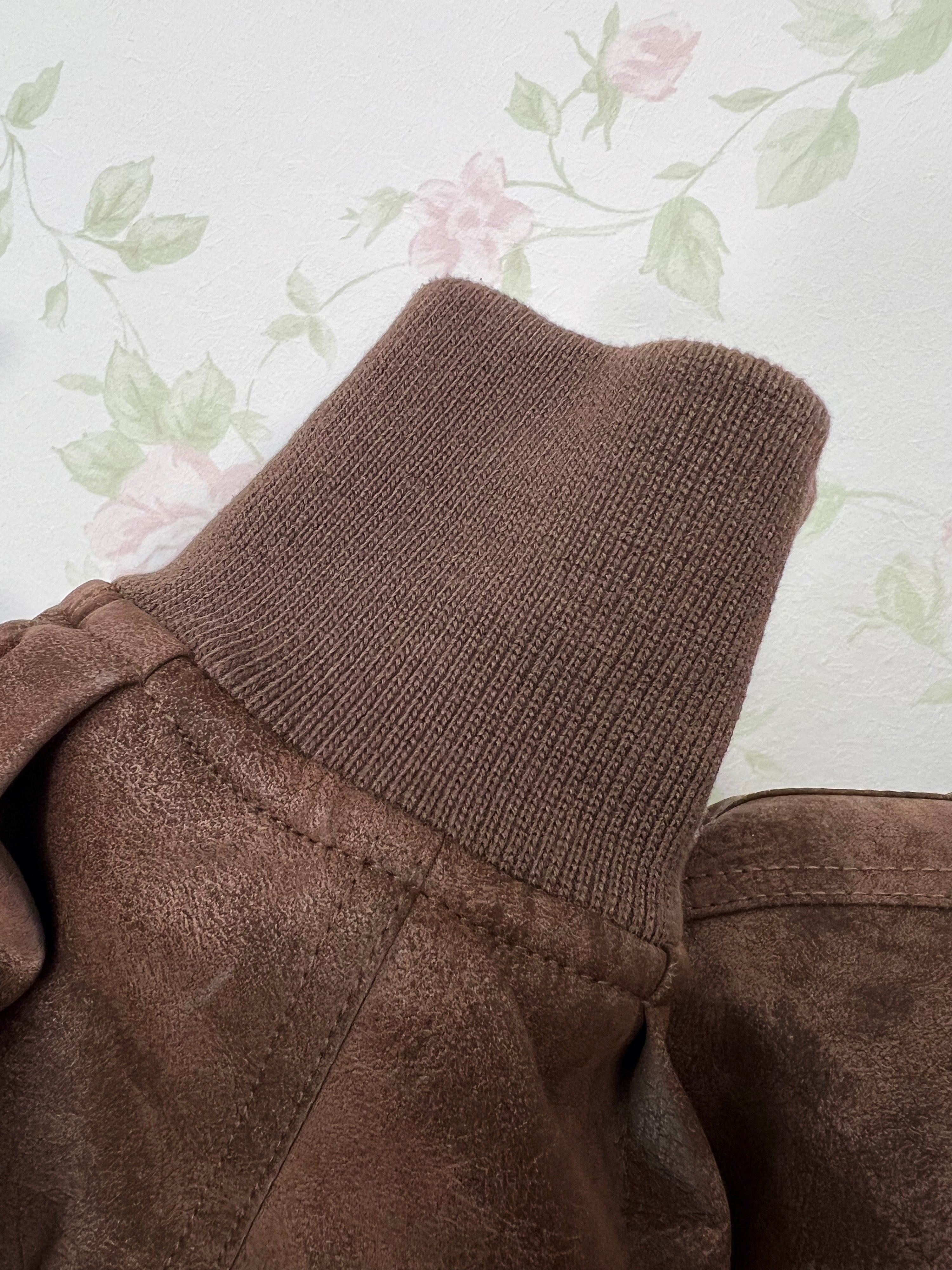FREAK'S  STORE Boyfriend’s Synthetic Leather Jacket (Brown)