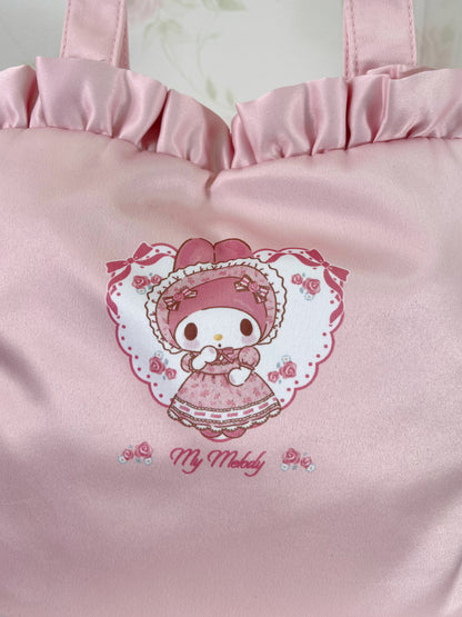 My Melody Lolita Style Satin Hand Bag