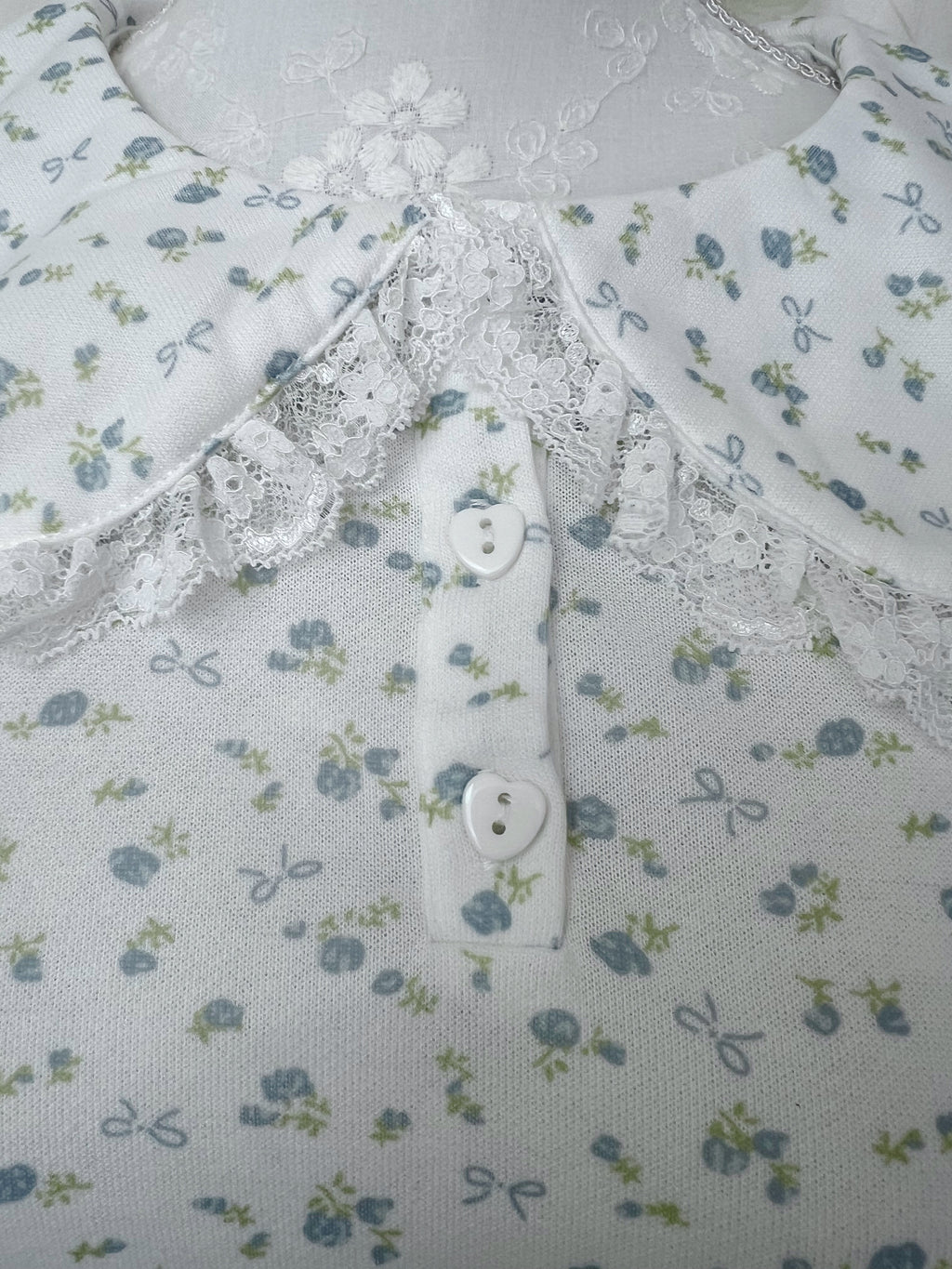 majoretty Petite Floral Tiered Dress (Blue)