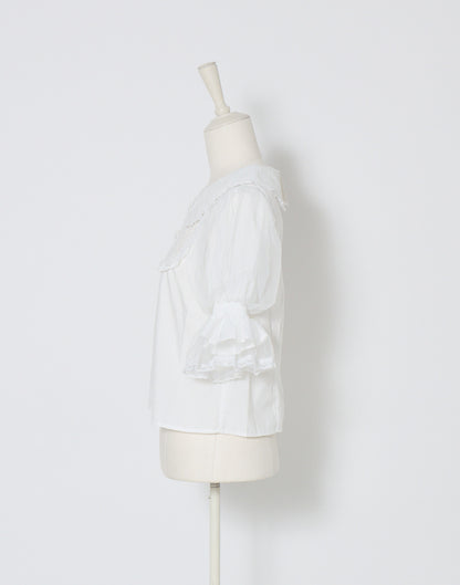 mellfy memory Dreamy mini ribbon Blouse