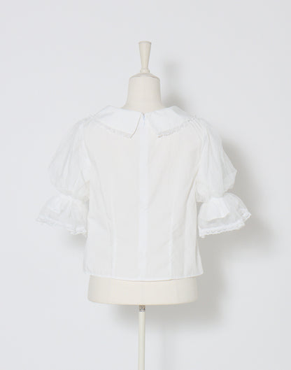 mellfy memory Dreamy mini ribbon Blouse