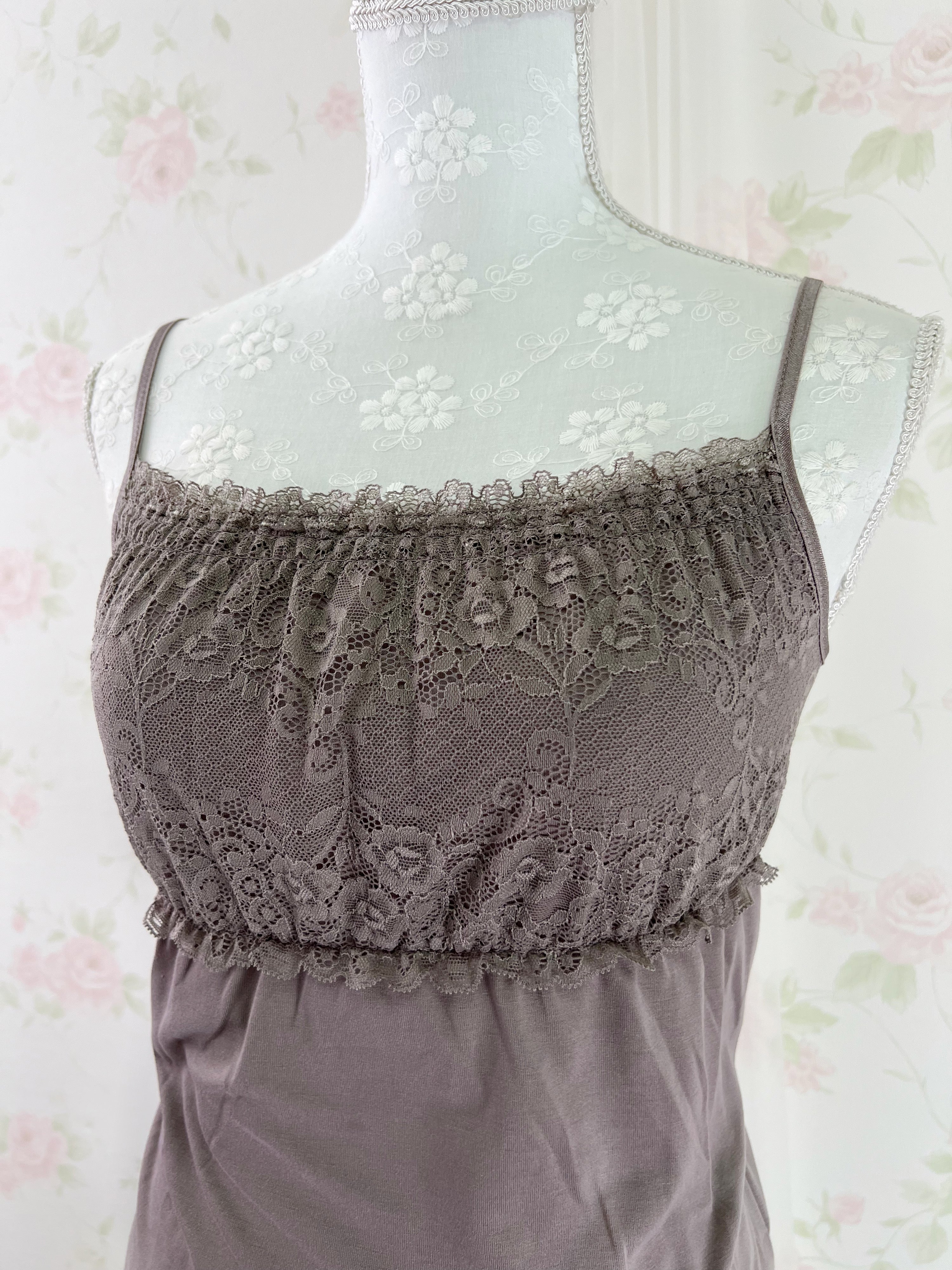 Honeys Lace Camisole (Moca)