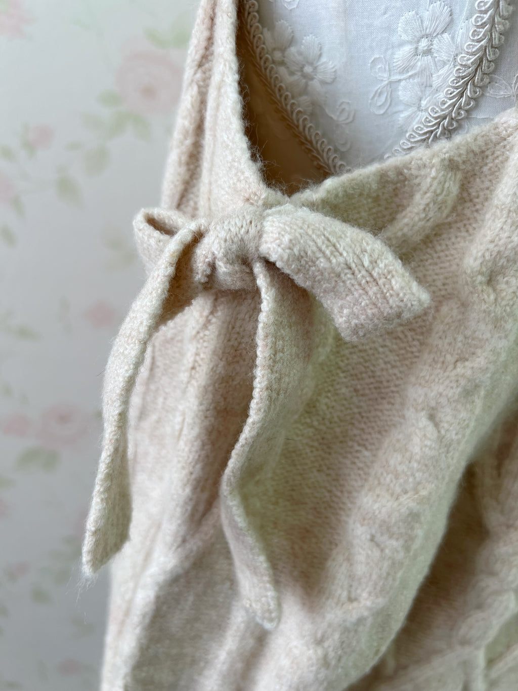 ROJITA Off Shoulder Knit Dress