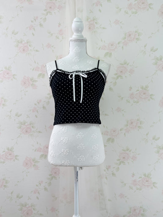 Olive des Olive Polka Dot Camisole (Black)