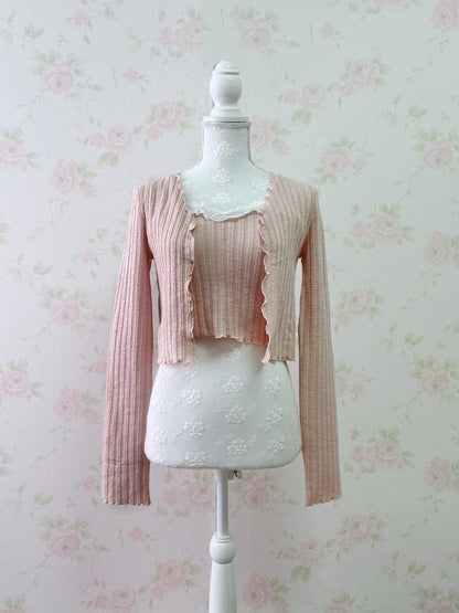 GRL Shoujo Camisole Set Cardigan (Pink)