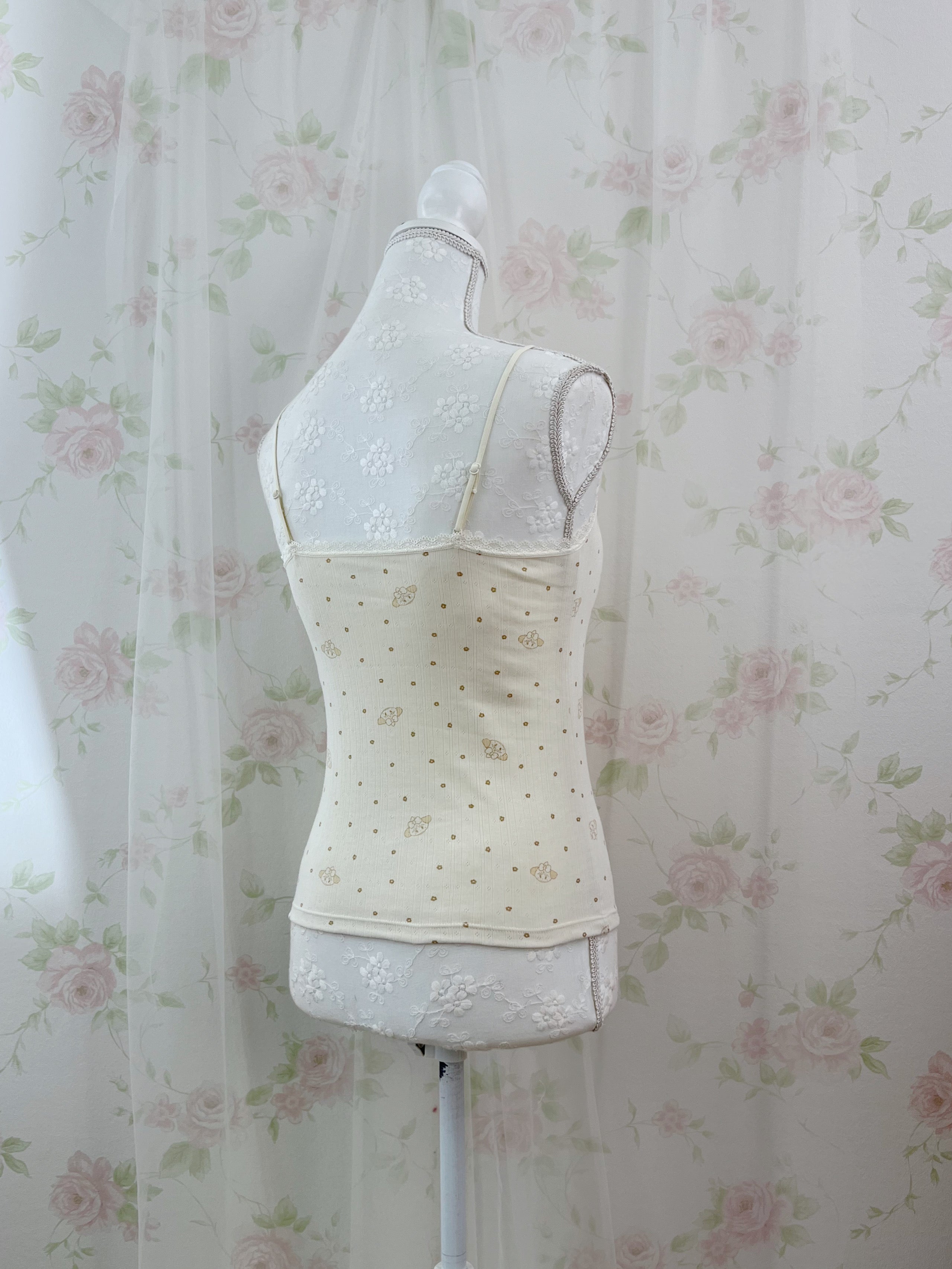 mikko Lil ala mode Cotton Blend Camisole (Yellow)