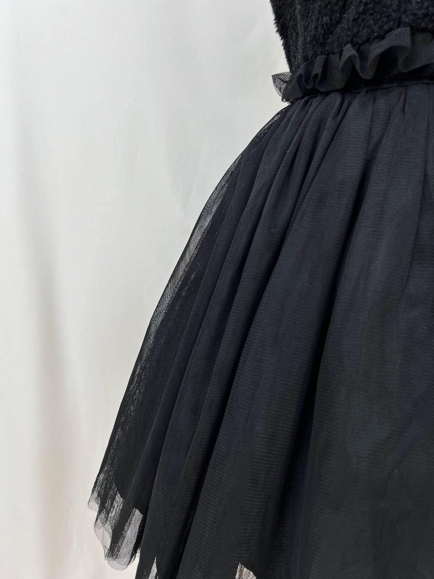 (27% OFF) one spo Eco Fur Tulle Mini Dress (Black)