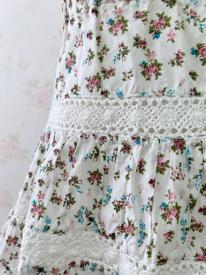 Honey’s Floral Cotton Lace Skirt