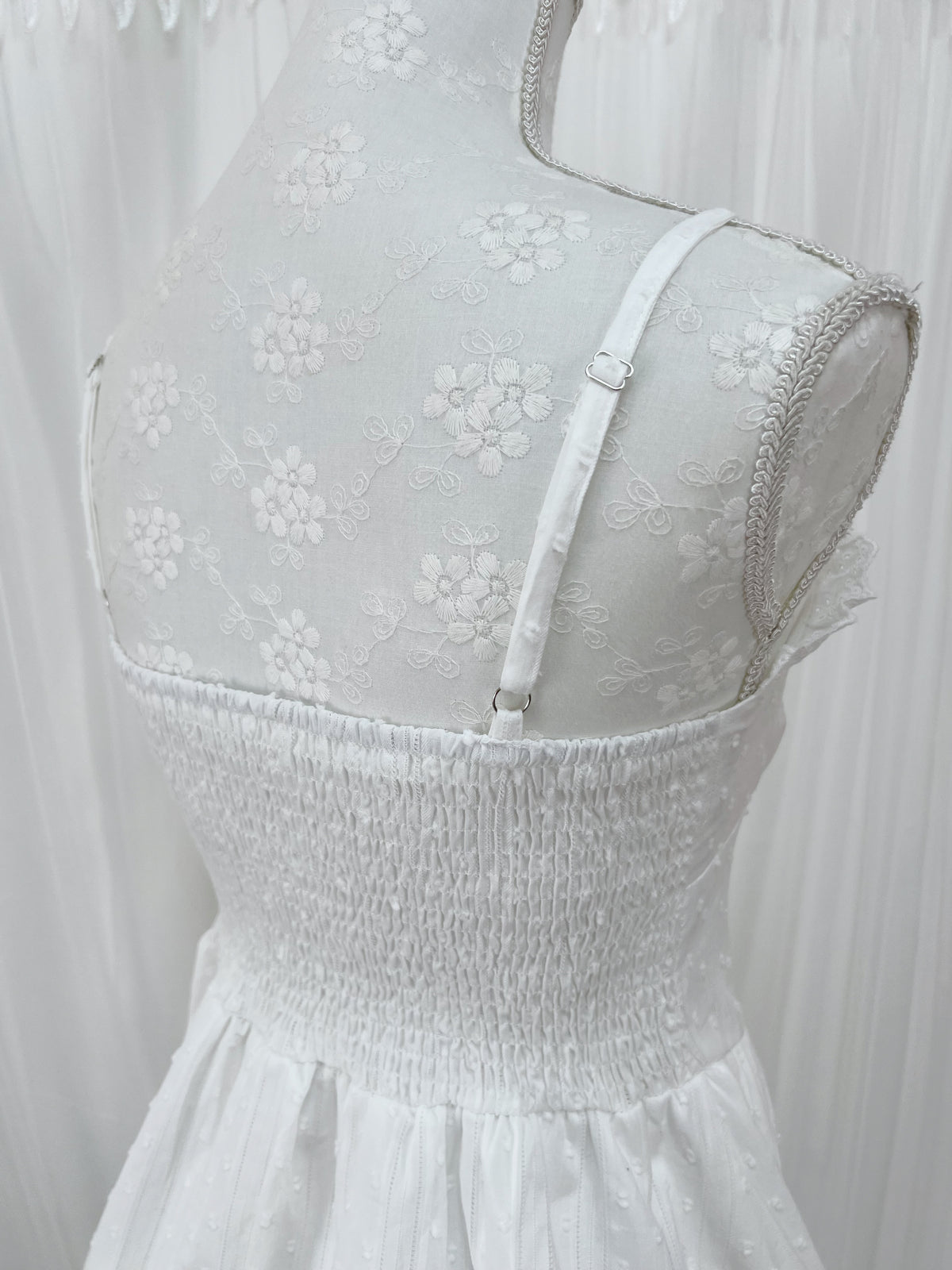 Cotton Angel Dress (White)