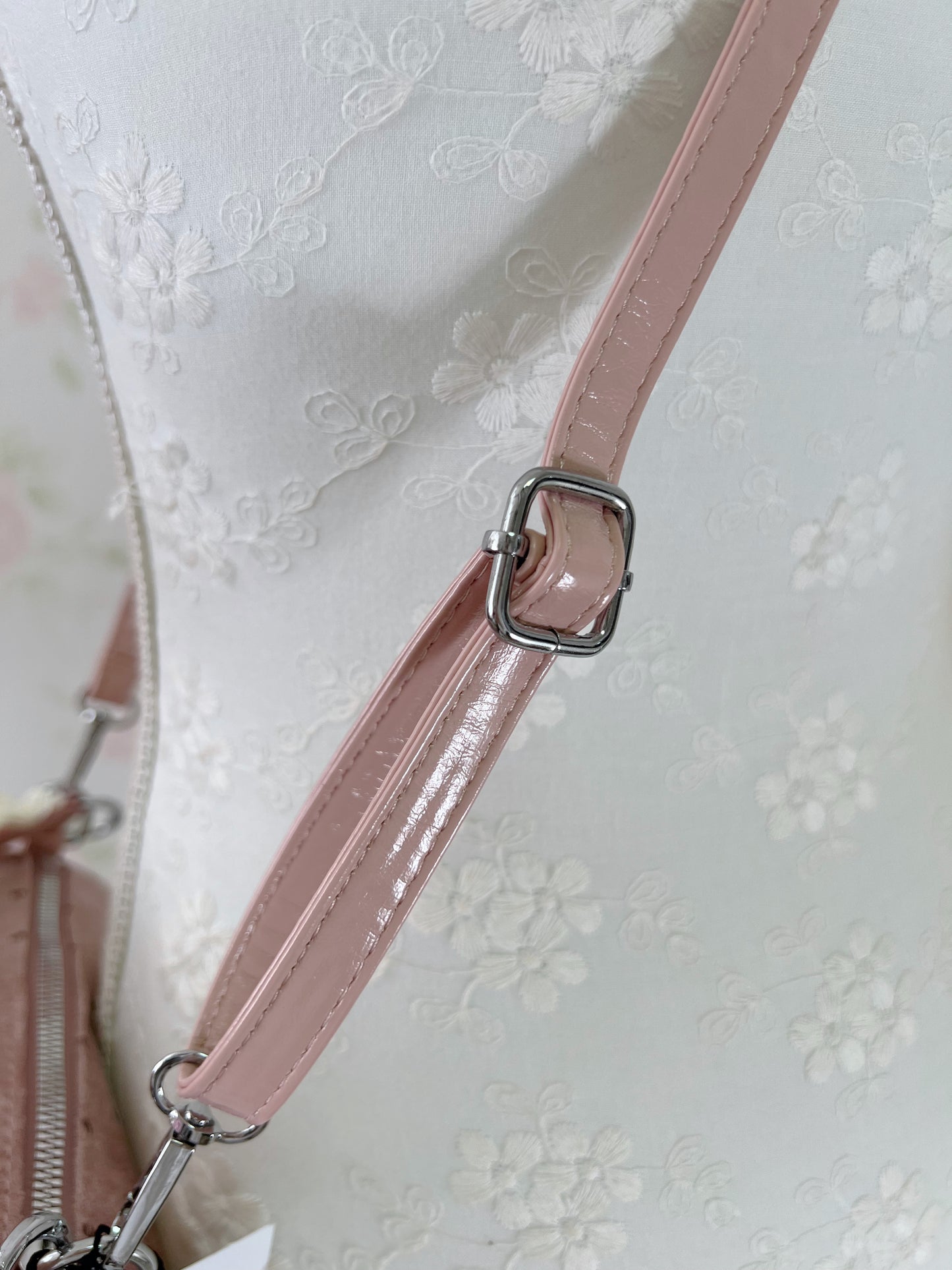 Polka dot shoujo 2 way bag (pink)