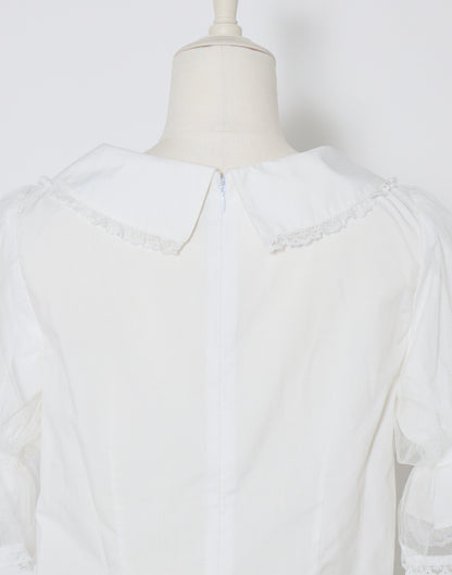 mellfy memory Dreamy mini ribbon Blouse