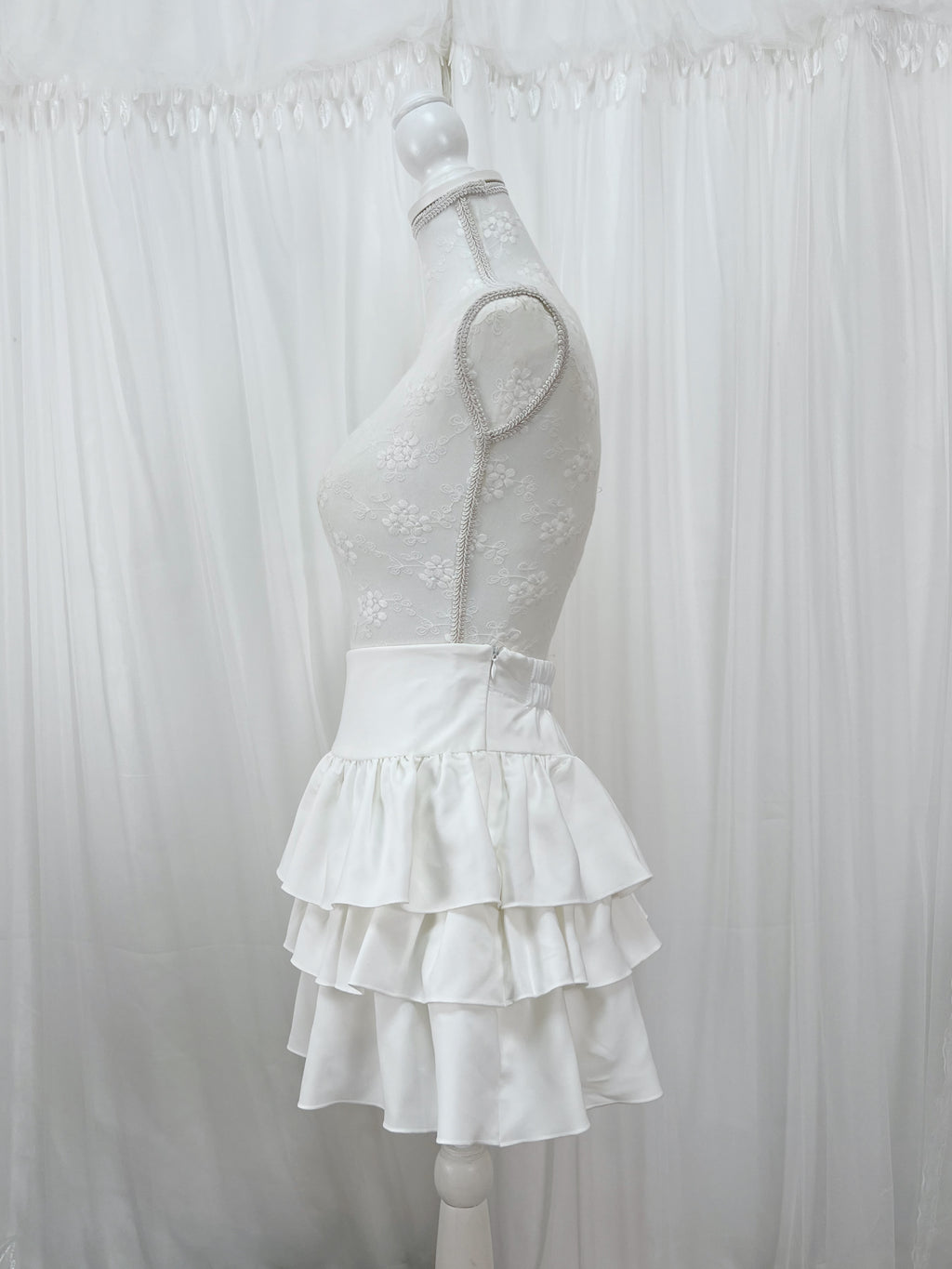 3 Layered Skirt (White)