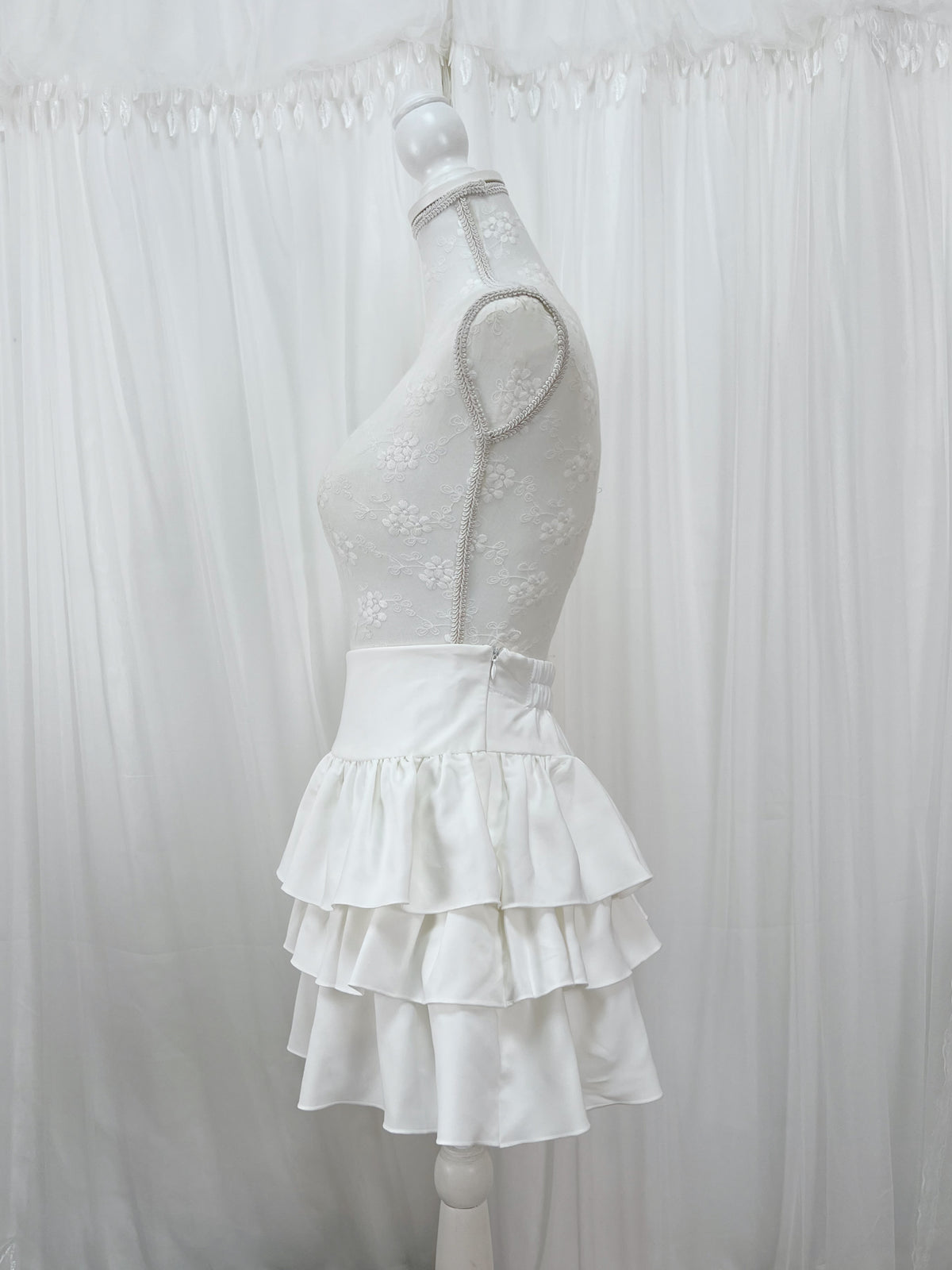 3 Layered Skirt (White)