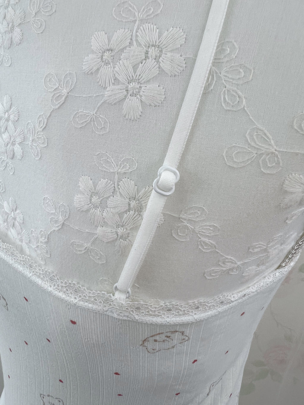 mikko Lil ala mode Cotton Blend Camisole (White)