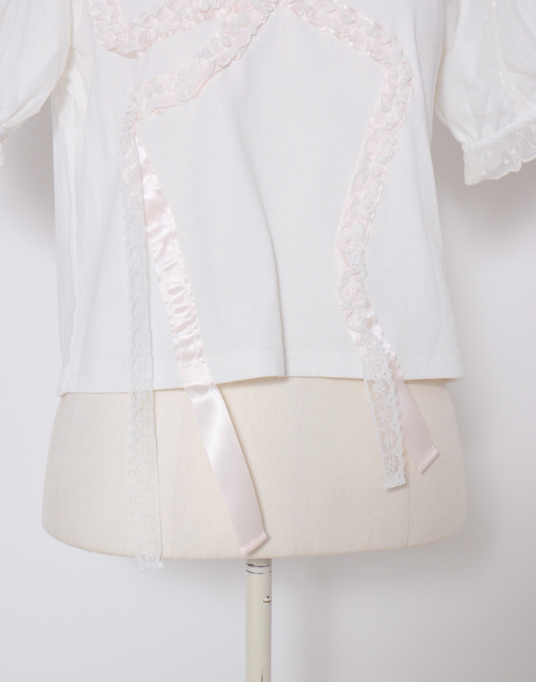 mellfy memory Hug me ribbon puff T-shirt