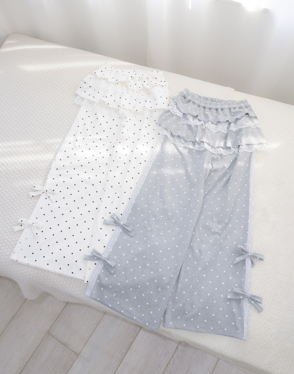 Lolime fancy dot layered pantsskirt