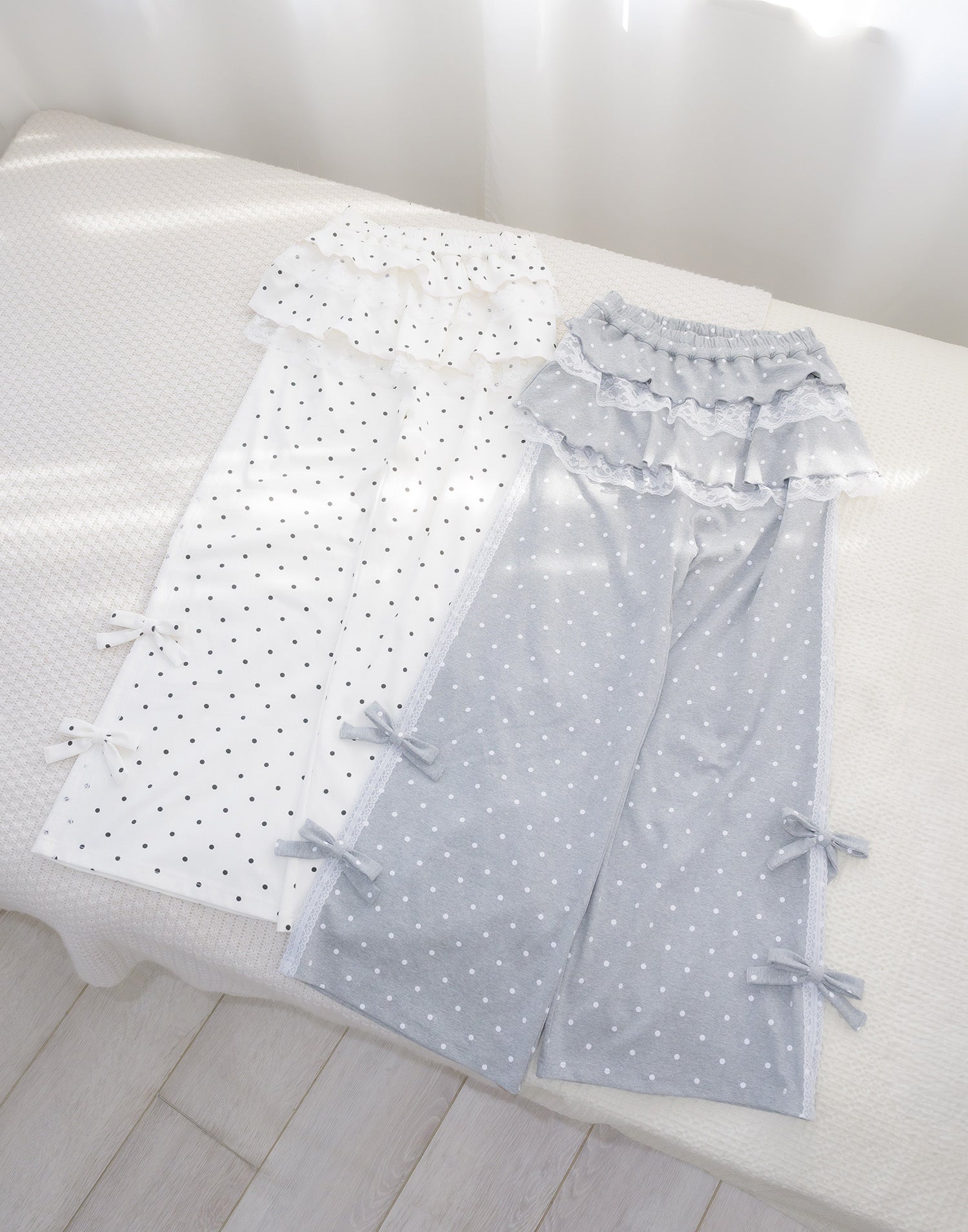 Lolime fancy dot layered pantsskirt