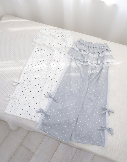 Lolime fancy dot layered pantsskirt
