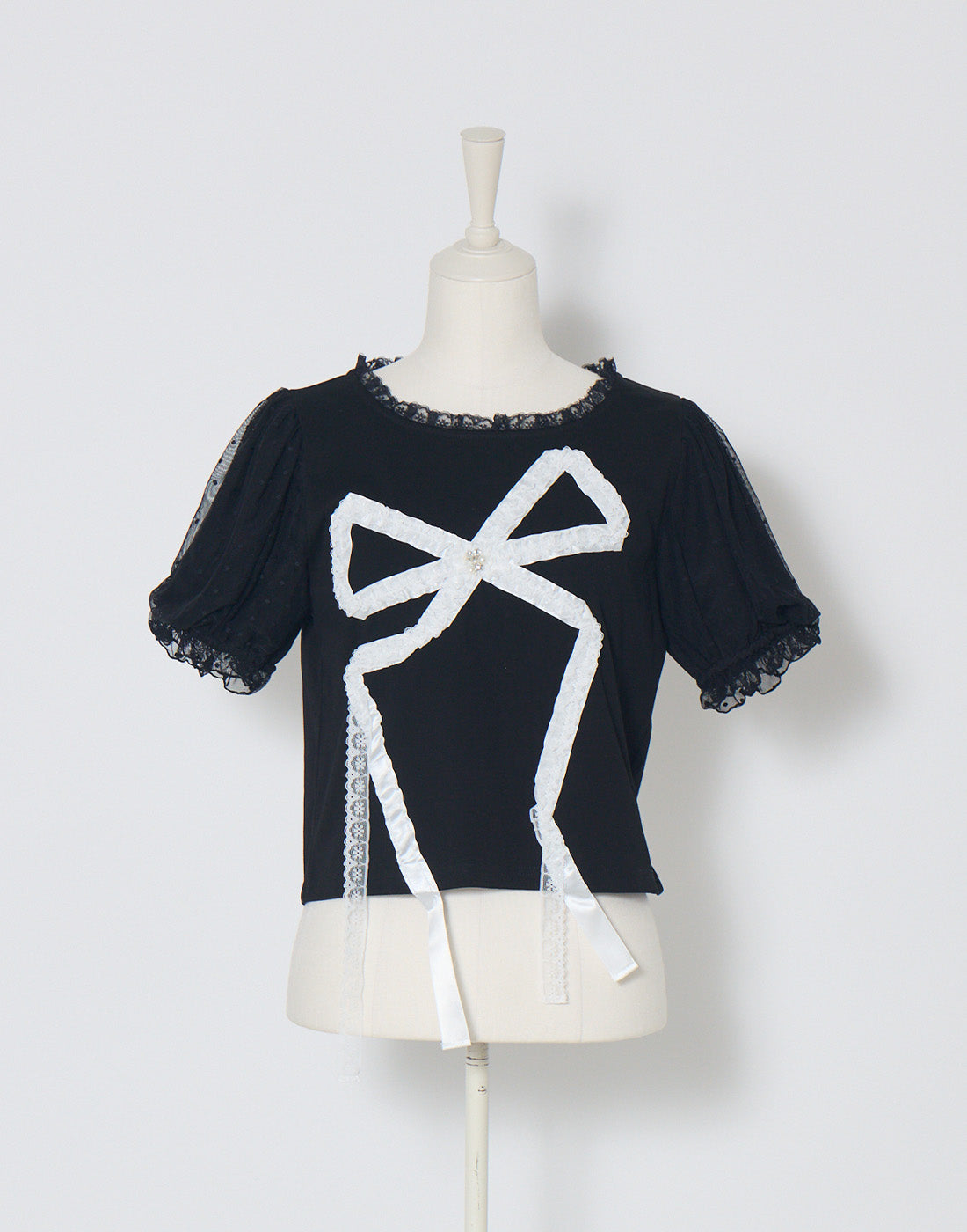 mellfy memory Hug me ribbon puff T-shirt