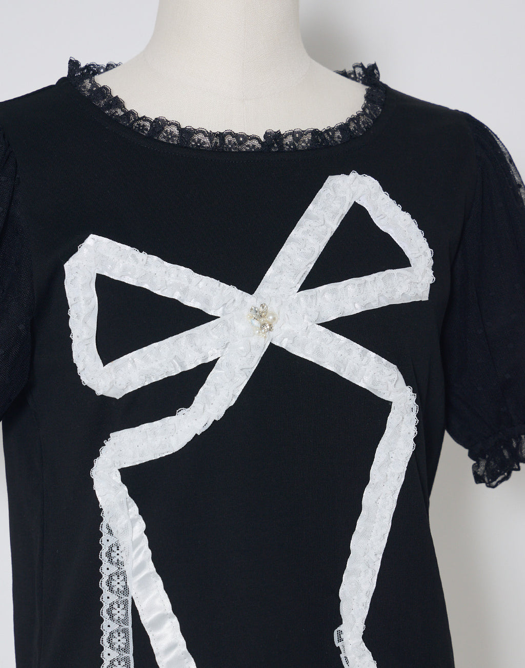 mellfy memory Hug me ribbon puff T-shirt