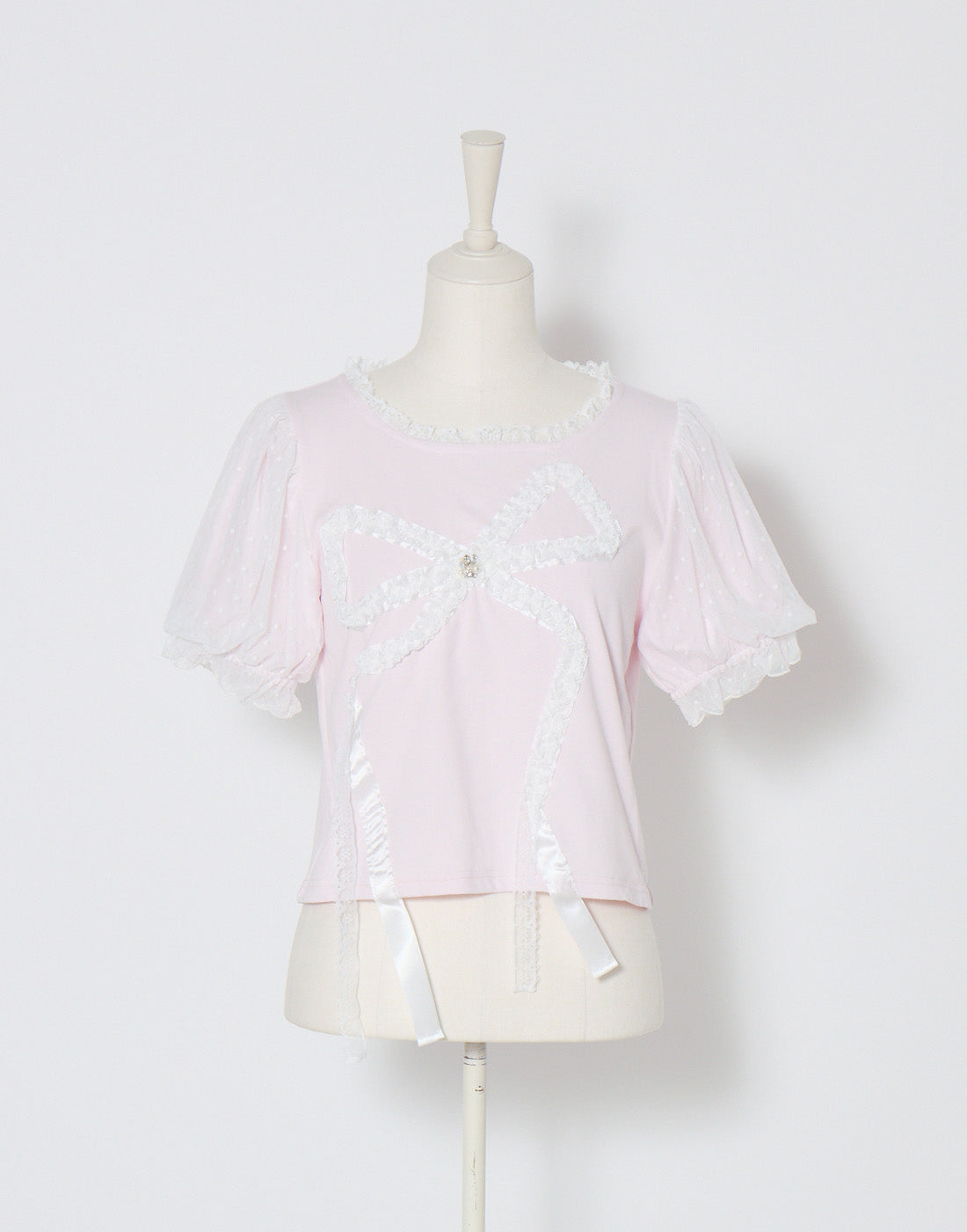 mellfy memory Hug me ribbon puff T-shirt