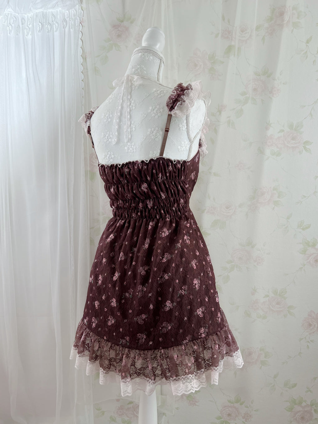 (Pre-order)Vintage Angel Tailor Fairy Pretty Dress (Brown)
