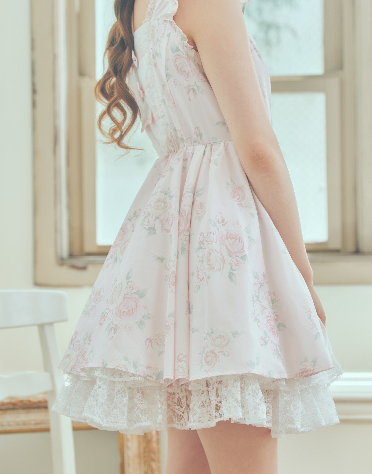 (Pre-order) mellfy memory Love in rosy rose onepiece
