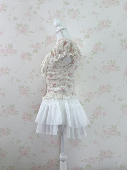 Shoujo Floral Cotton Blouse