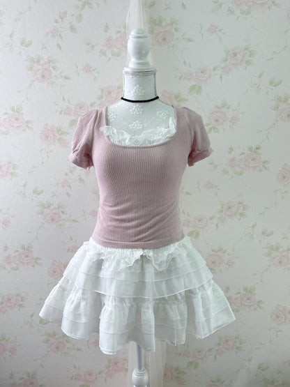 GRL Back Bow Shoujo Top (Pink)
