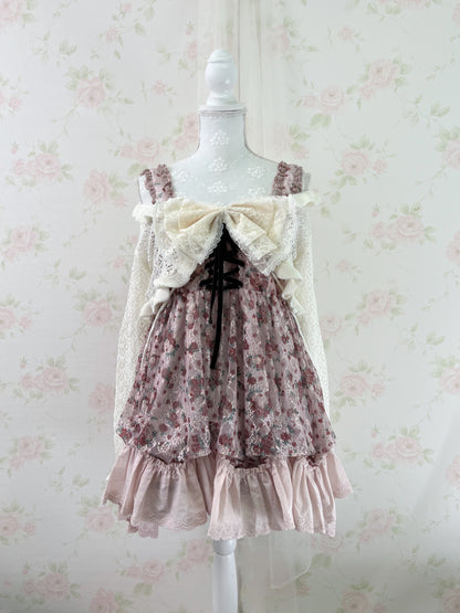 axes femme Floral Laced Up Tunic Top