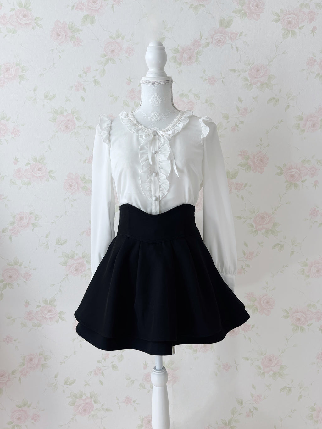 Jiraikei High Waist Sukapan (Black)