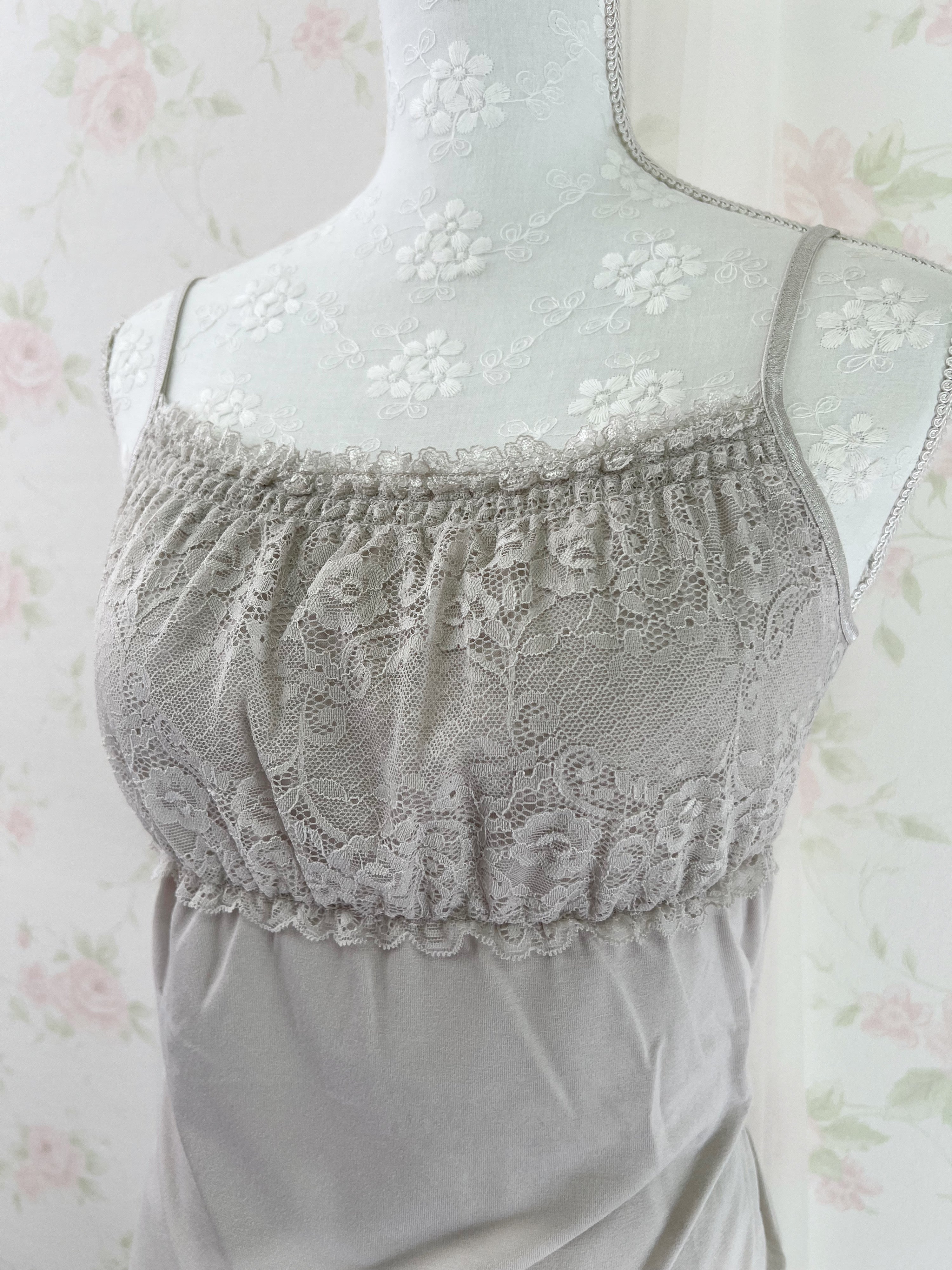 Honeys Lace Camisole (Beige)