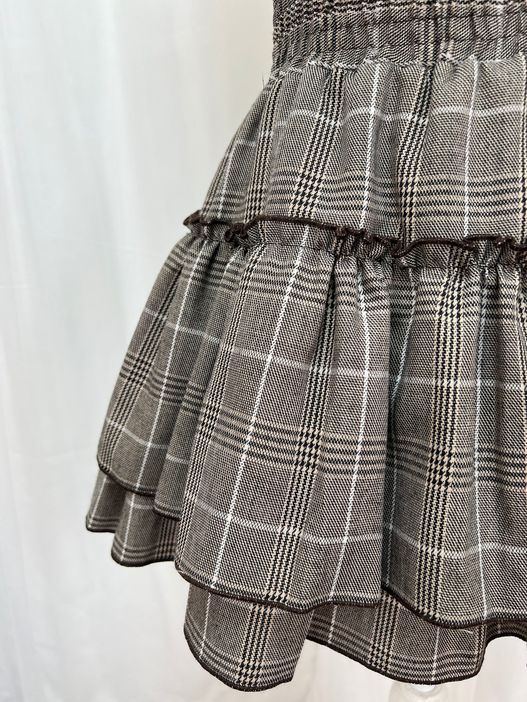 2 Layered Checked Sukapan (Sweet Brown)