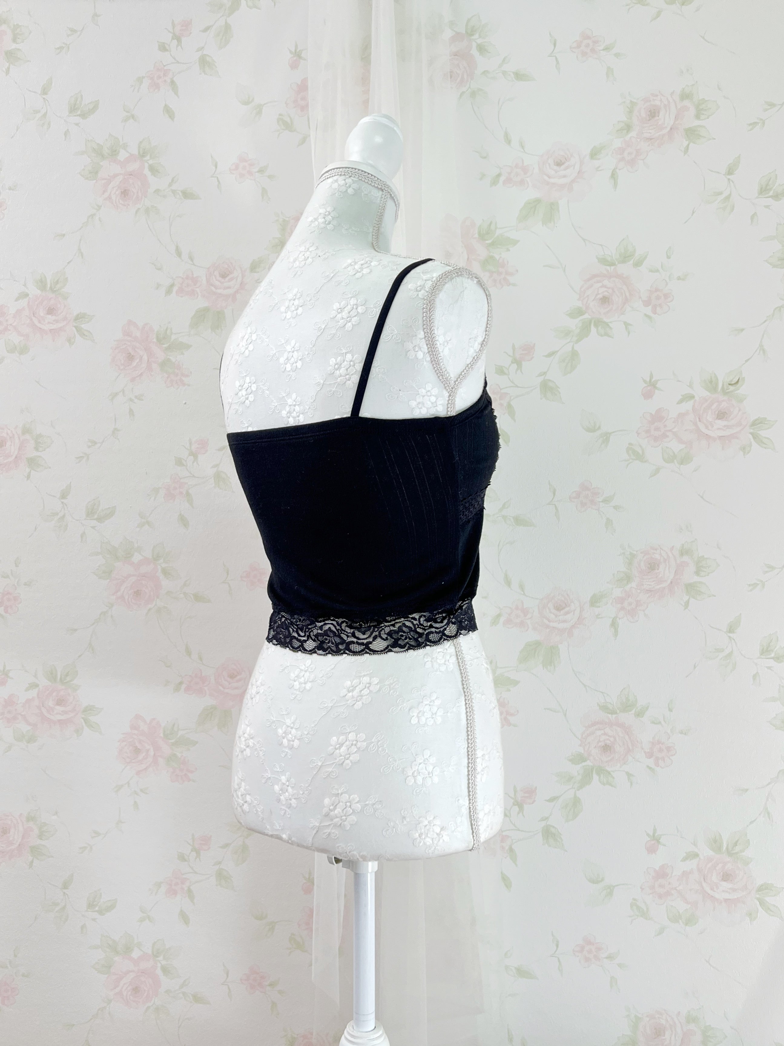 Dream Vision Y2K Gyaru Camisole (Black)