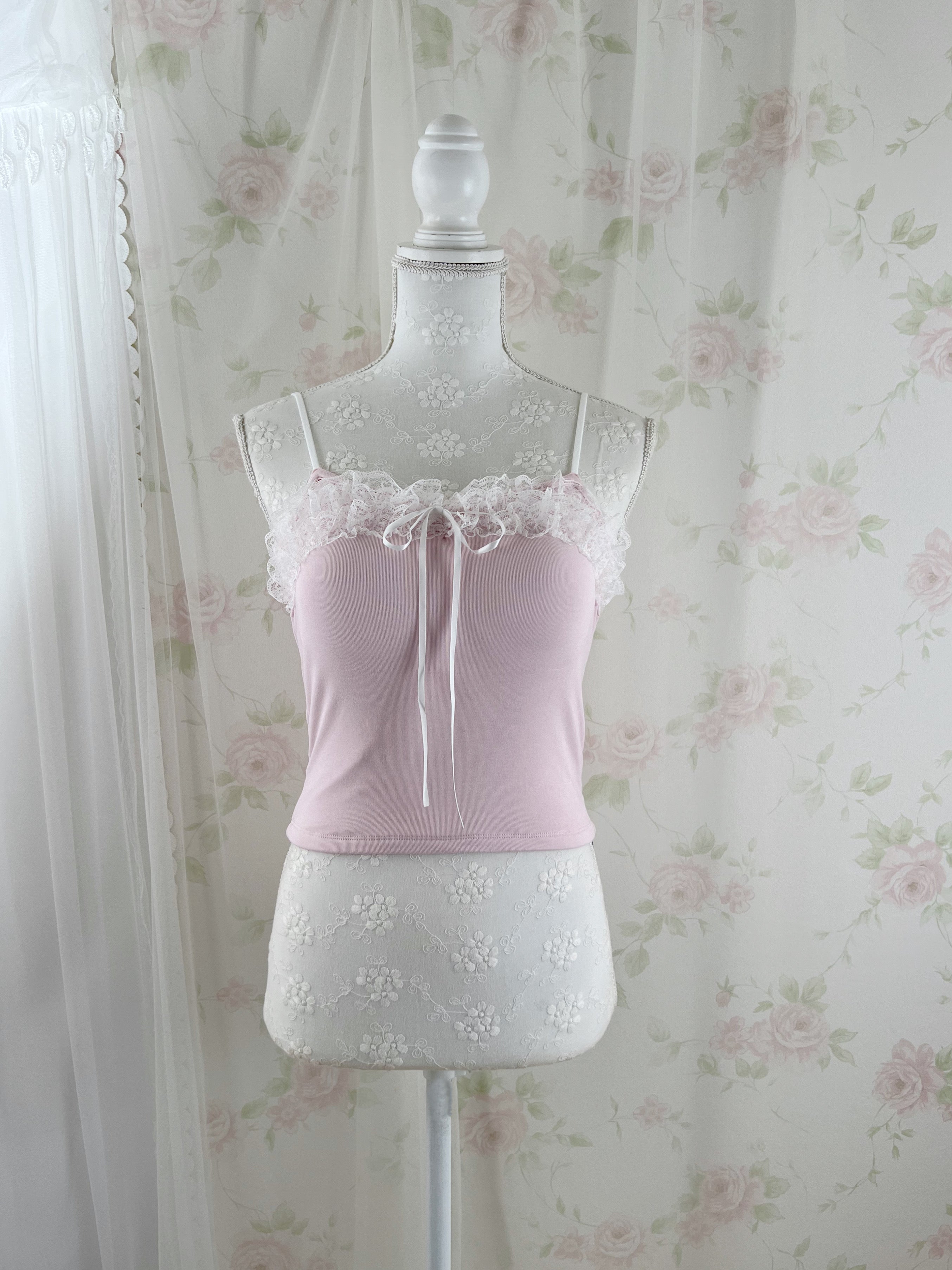 Princess Lace Camisole (Pink)
