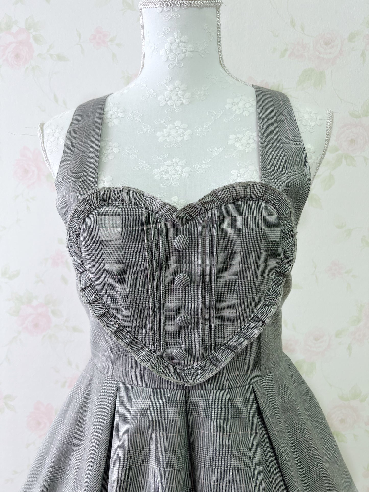 Secret Honey Heart Front Jumper Dress