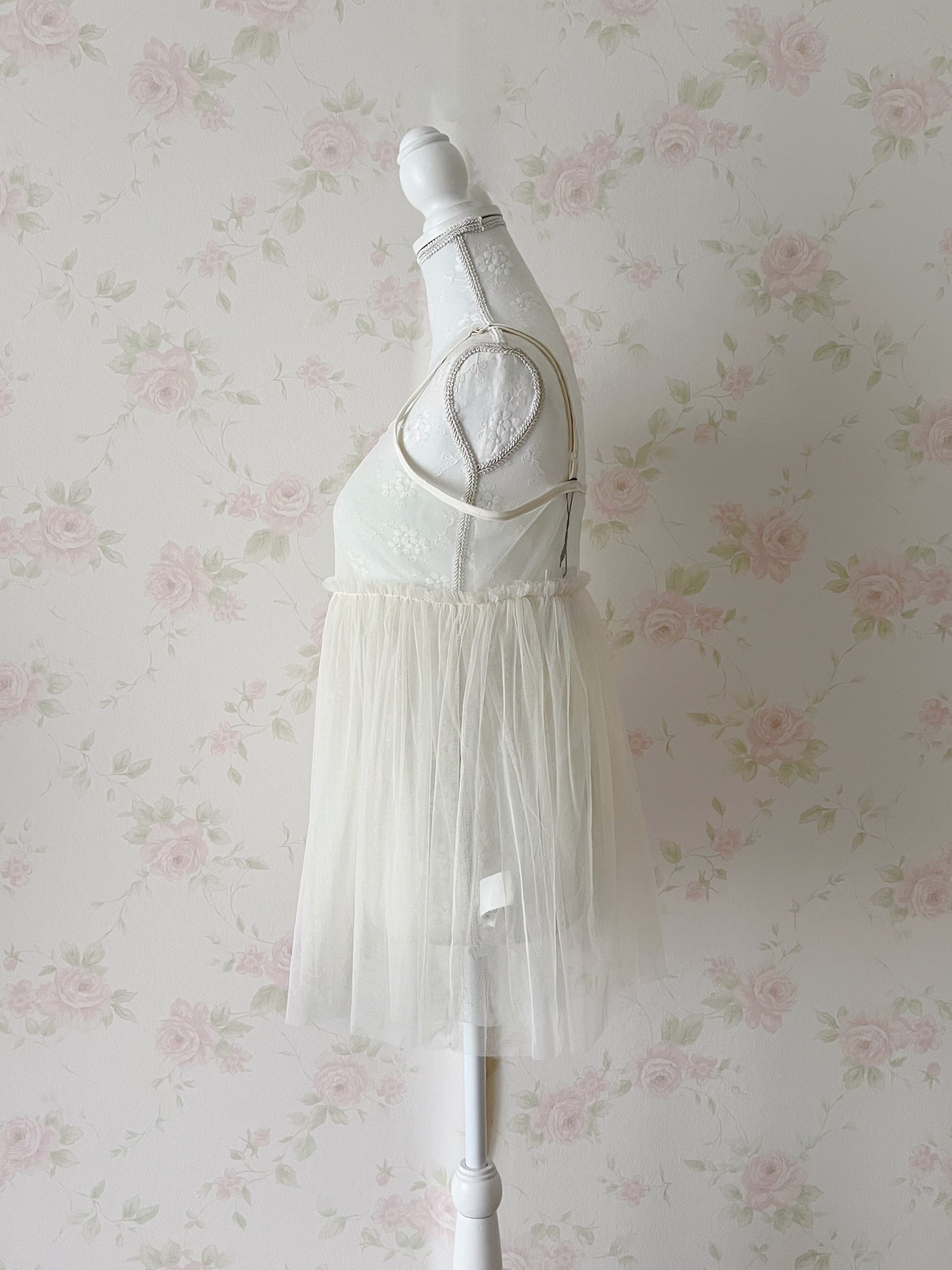Tulle Camisole (Ivory)