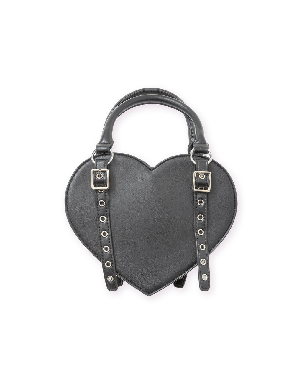 Lock the heart key ring chain bag