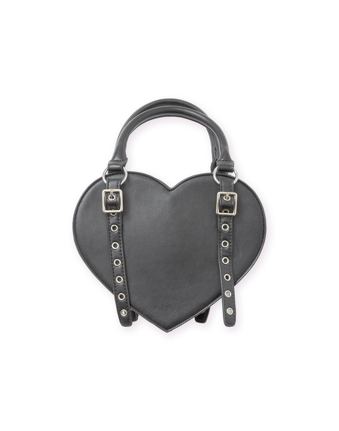 Lock the heart key ring chain bag
