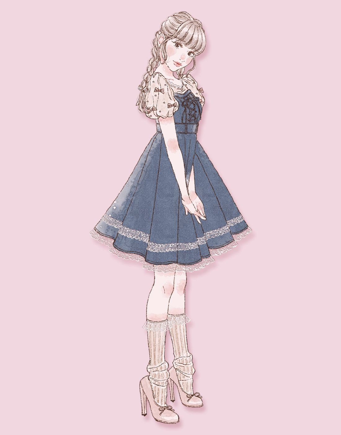 mellfy memory Happiness ribbon puff Top